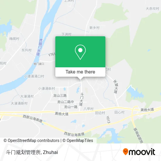 斗门规划管理所 map