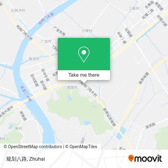规划八路 map