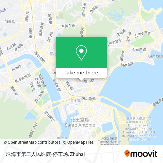 珠海市第二人民医院-停车场 map
