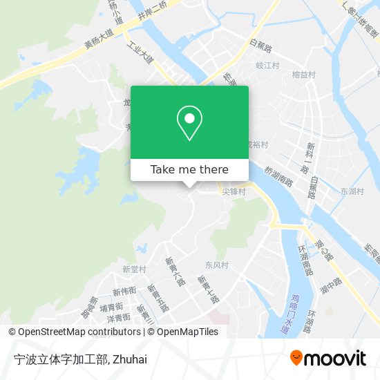 宁波立体字加工部 map