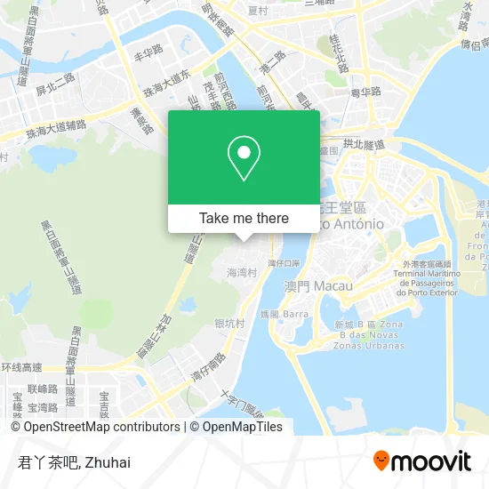 君丫茶吧 map