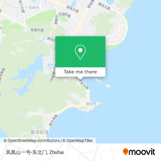 凤凰山一号-东北门 map