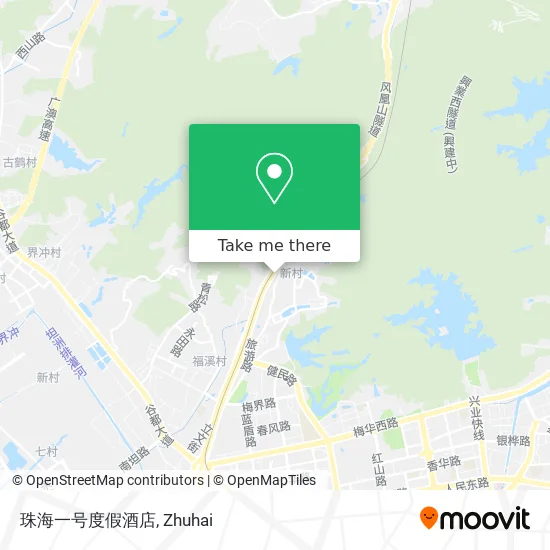 珠海一号度假酒店 map
