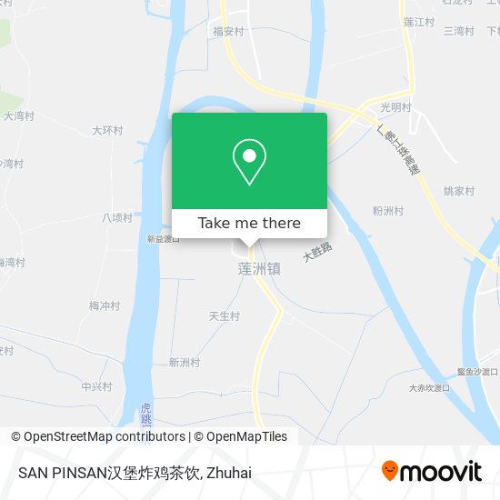 SAN PINSAN汉堡炸鸡茶饮 map