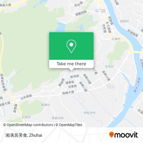 湘满居美食 map