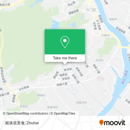 湘满居美食 map