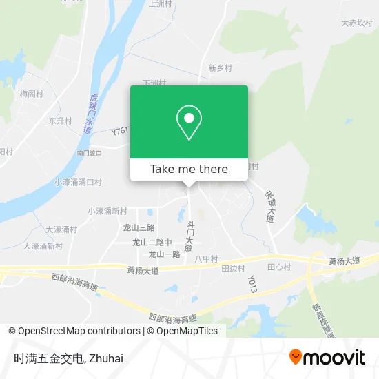 时满五金交电 map