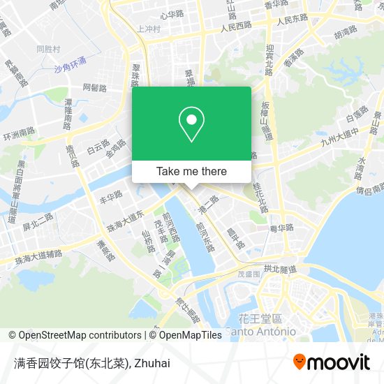 满香园饺子馆(东北菜) map