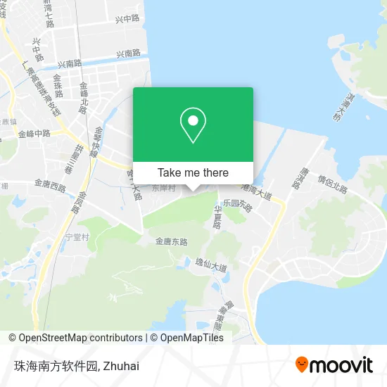 珠海南方软件园 map