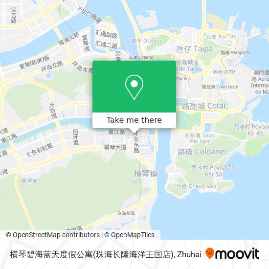 横琴碧海蓝天度假公寓(珠海长隆海洋王国店) map