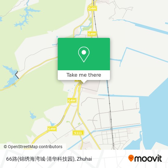 66路(锦绣海湾城-清华科技园) map