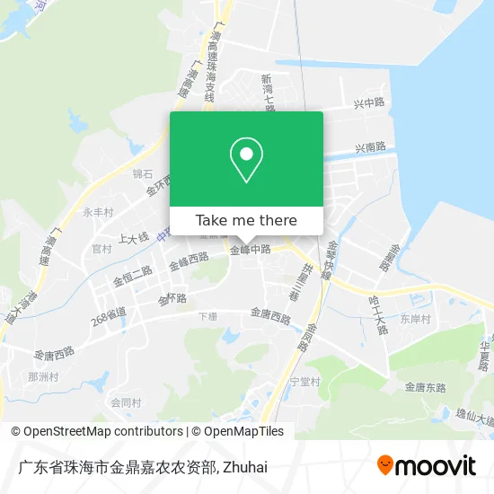 广东省珠海市金鼎嘉农农资部 map