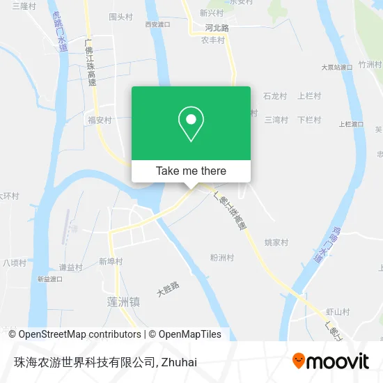 珠海农游世界科技有限公司 map