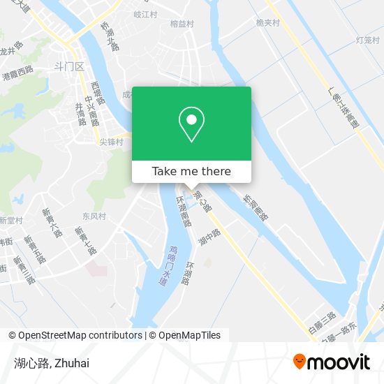 湖心路 map
