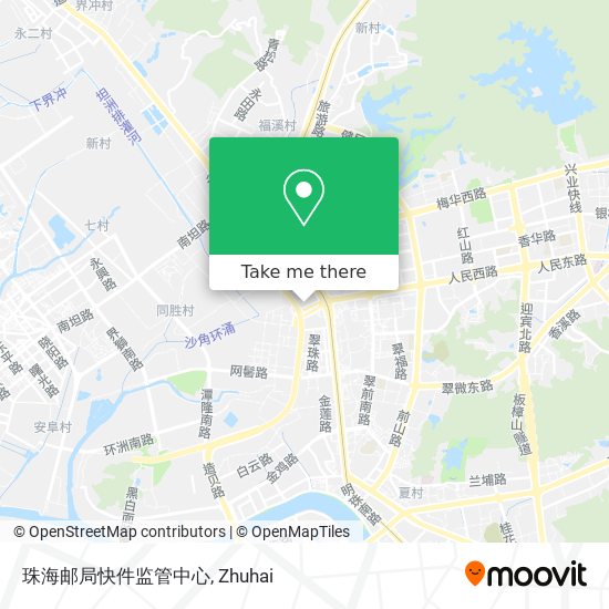 珠海邮局快件监管中心 map