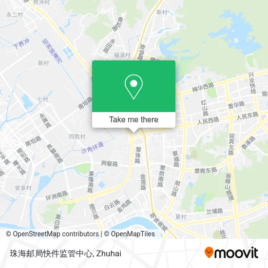 珠海邮局快件监管中心 map