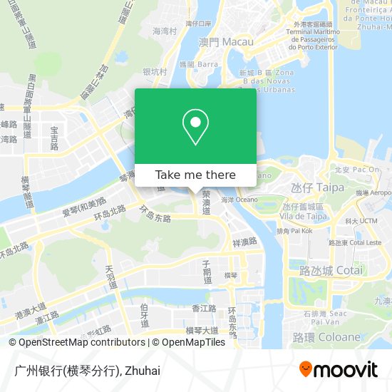 广州银行(横琴分行) map