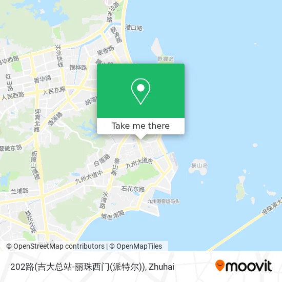 202路(吉大总站-丽珠西门(派特尔)) map