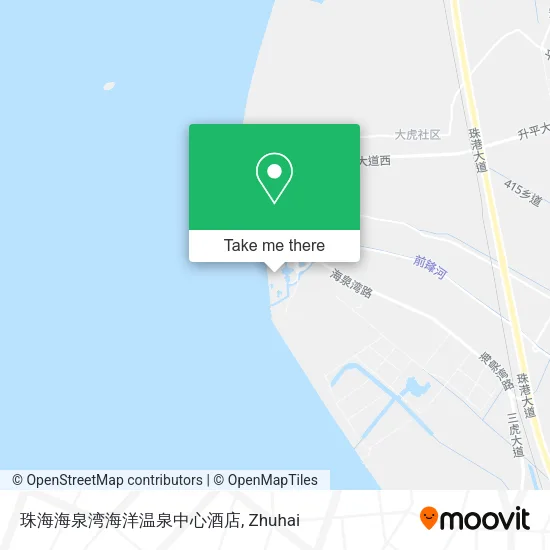 珠海海泉湾海洋温泉中心酒店 map