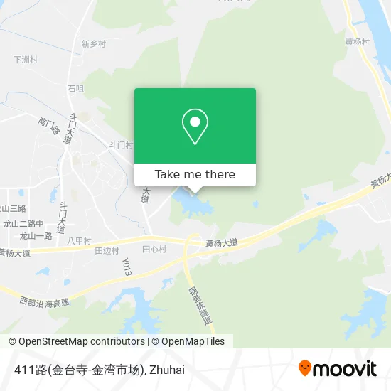 411路(金台寺-金湾市场) map
