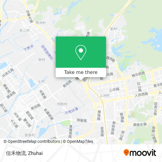 信禾物流 map
