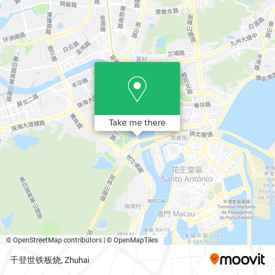 千登世铁板烧 map