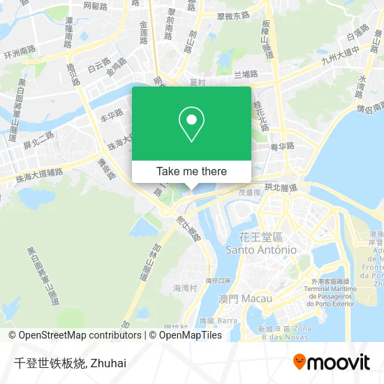 千登世铁板烧 map