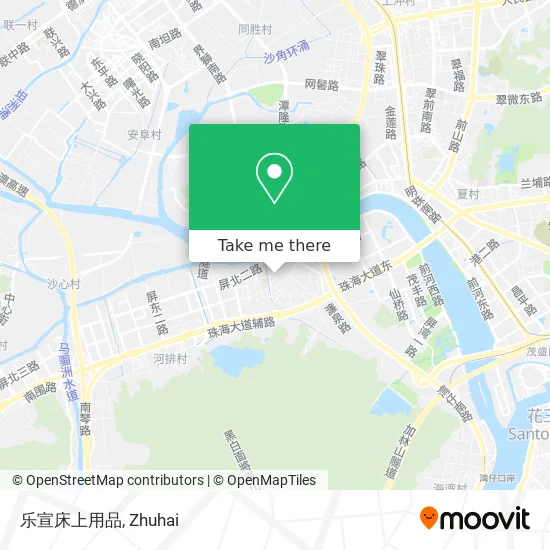 乐宣床上用品 map