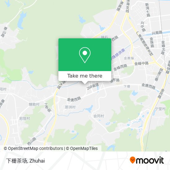 下栅茶场 map