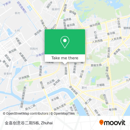 金嘉创意谷二期5栋 map