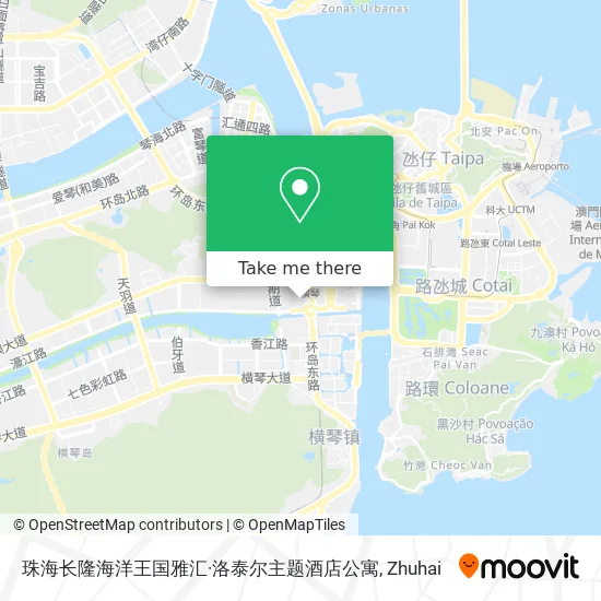 珠海长隆海洋王国雅汇·洛泰尔主题酒店公寓 map