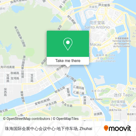 珠海国际会展中心会议中心-地下停车场 map