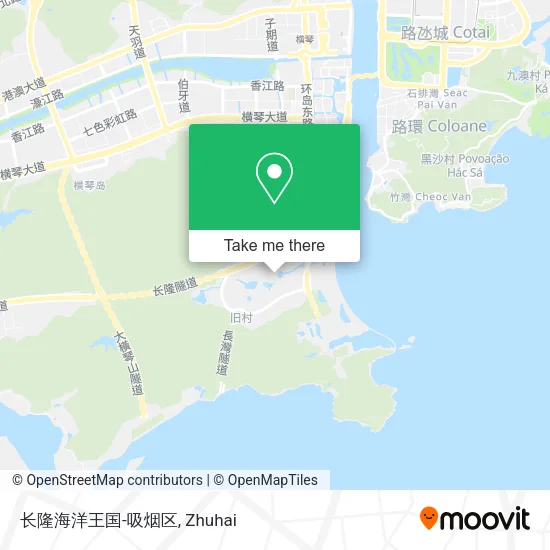 长隆海洋王国-吸烟区 map