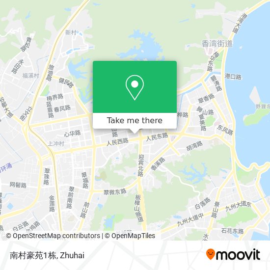 南村豪苑1栋 map