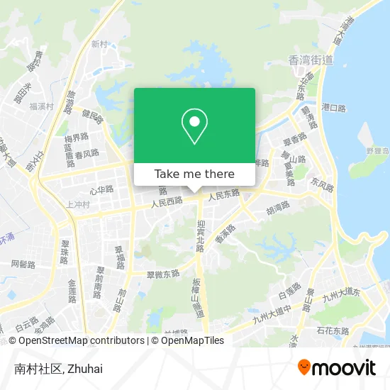 南村社区 map