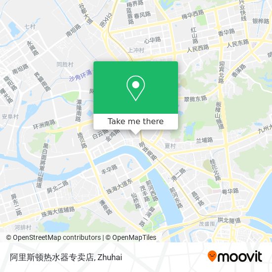 阿里斯顿热水器专卖店 map