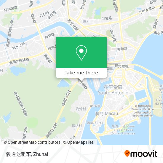 骏通达租车 map