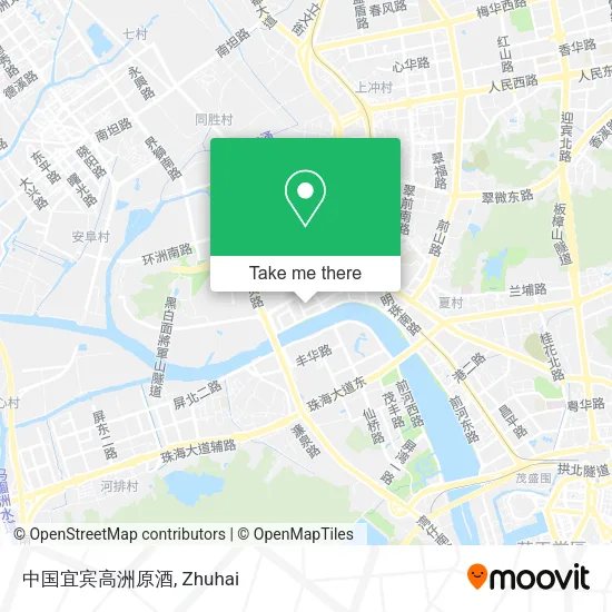 中国宜宾高洲原酒 map