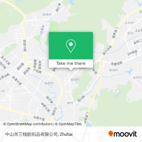 中山市三锐纺织品有限公司 map