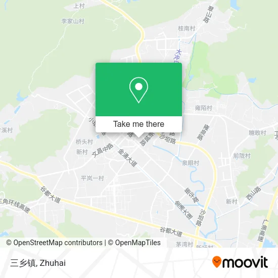 三乡镇 map