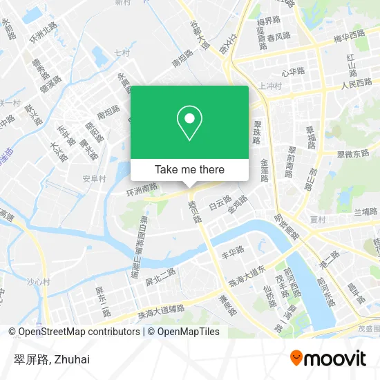 翠屏路 map