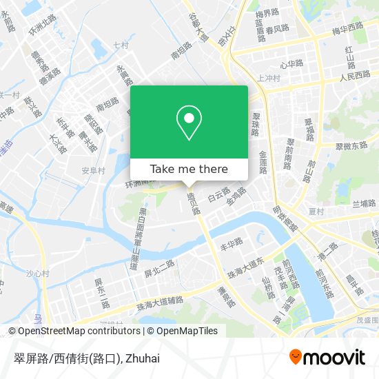 翠屏路/西倩街(路口) map