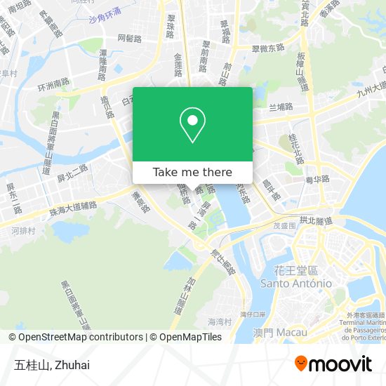 五桂山 map