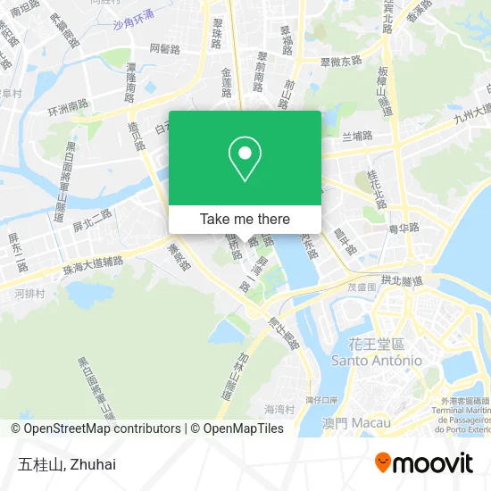 五桂山 map