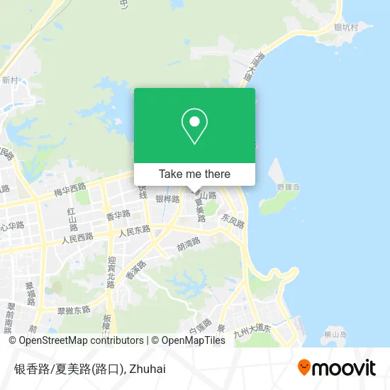 银香路/夏美路(路口) map