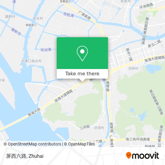 屏西六路 map