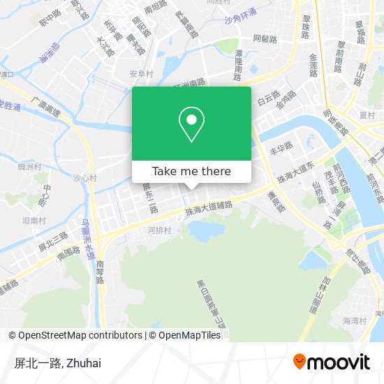 屏北一路 map