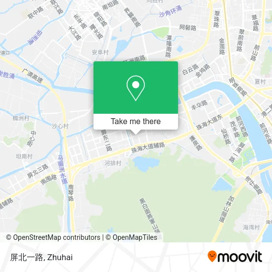屏北一路 map