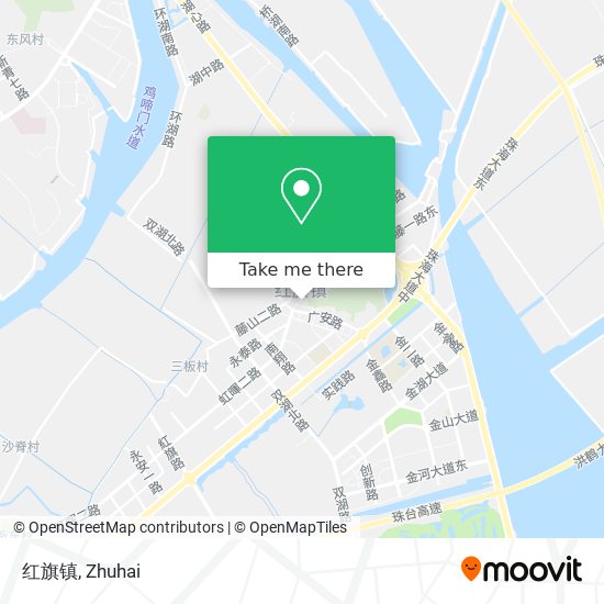 红旗镇 map