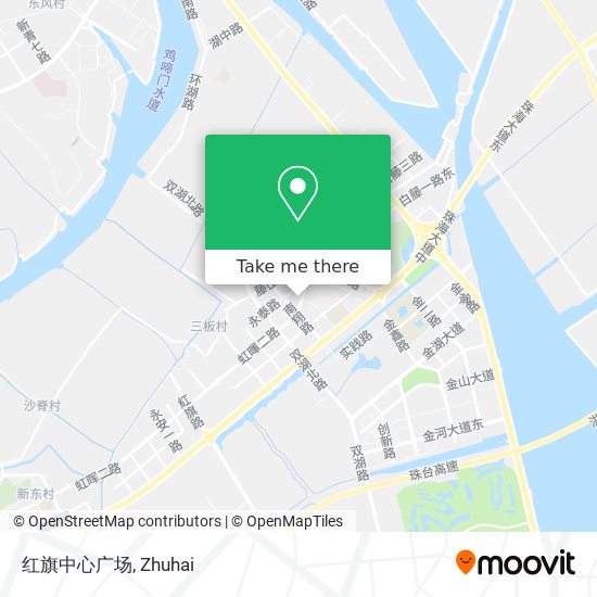 红旗中心广场 map